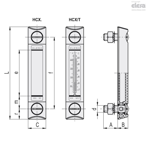 Oil Level Indicators, HCX.76-M10